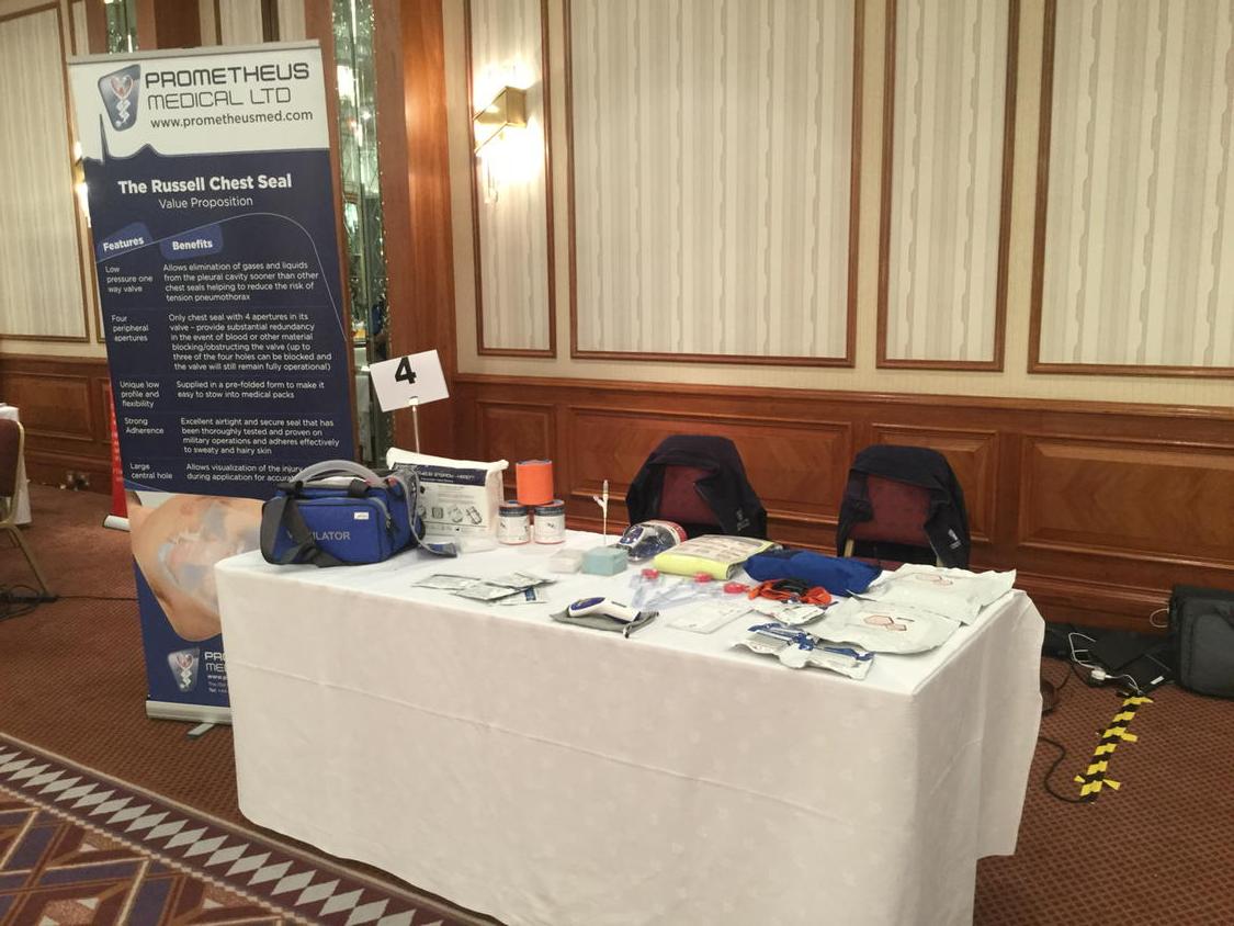 Dig_Preece's tweet photo. Prometheus Medical at #ambopatientsafety, #pneumofix #russellchestseal http://t.co/Jhog1mXS3n