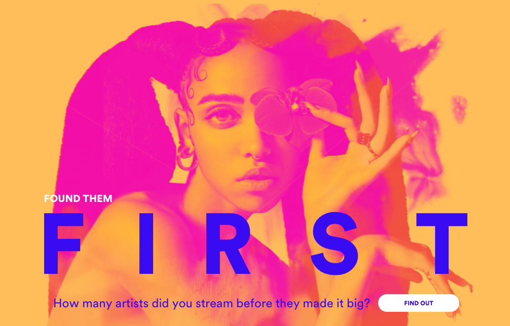 verge's tweet photo. Let Spotify’s Found Them First tool tell you exactly how much hipster cred you're entitled to http://t.co/tZrWZ8b2SE http://t.co/qnldJhGhzf