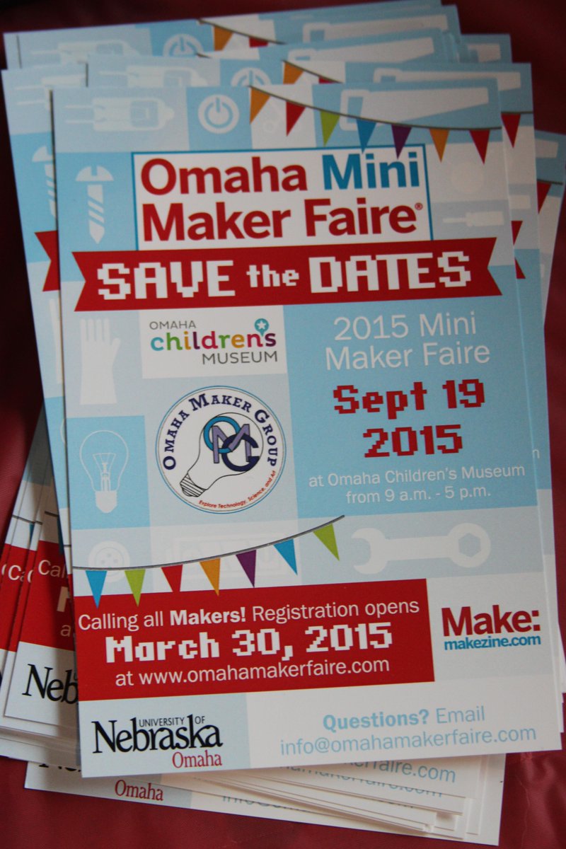 <a href="/OmahaMakerFaire/">OmahaMakerFaire</a> In case anyone is looking for a short weekend trip. Allie is the youngest exhibitor.