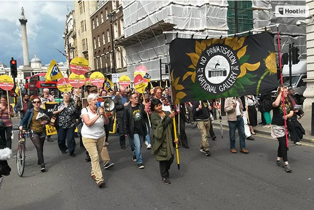 TariqAliTV's tweet photo. Update on #NationalGallery strike:  http://t.co/e8MGBrsDoi #noprivatisation #ngnotforsale #pcs http://t.co/0poTQPbtxe