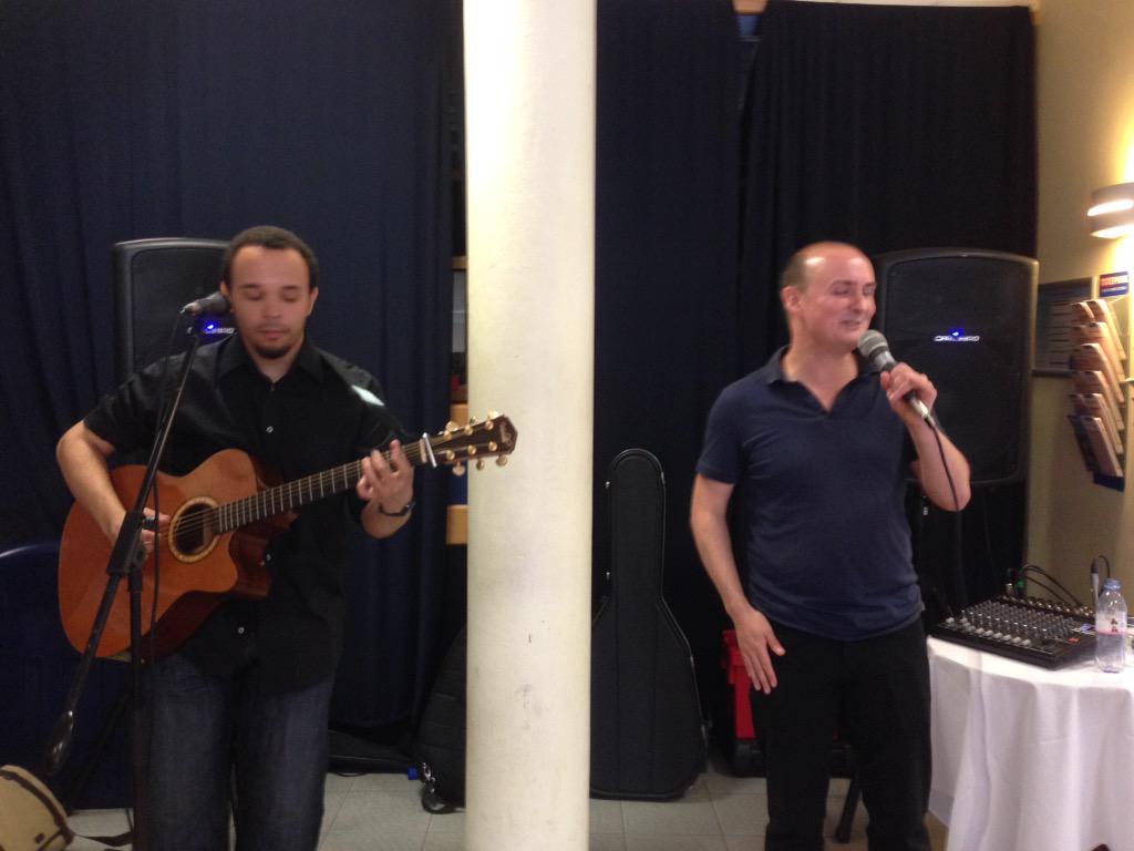 Our thanks to <a href="/musicfromrefuge/">Refuge</a> for some fantastic songs ahead of our staff long service awards #lptlongserv