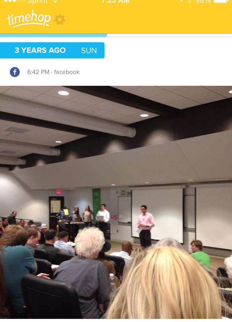 HipMoneyApp's tweet image. Three years ago I was pitching an idea at @StartupWeekend Lincoln. Today I'm at #redmodule for @PIPELINEorg! #crazy