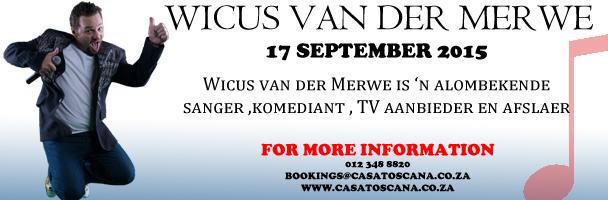 Wie van Pretoria kom join ons by <a href="/DieBlouHondTuis/">Die Blou Hond</a> ??
17 September!!