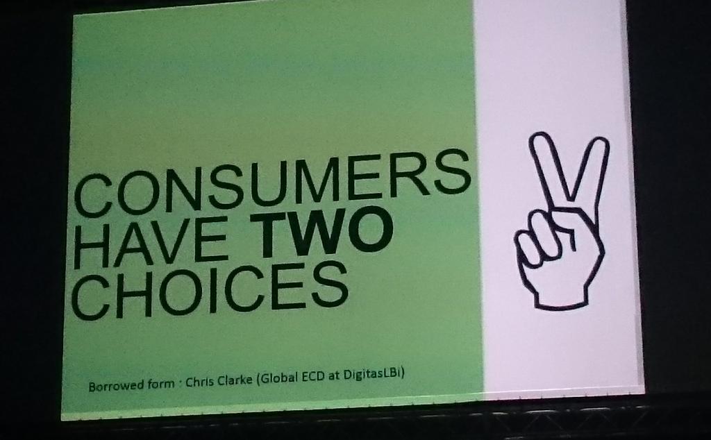 YuleD's tweet image. &quot;Consumers Have 2 Choices&quot; - @musakalenga #DigitalEdge2015