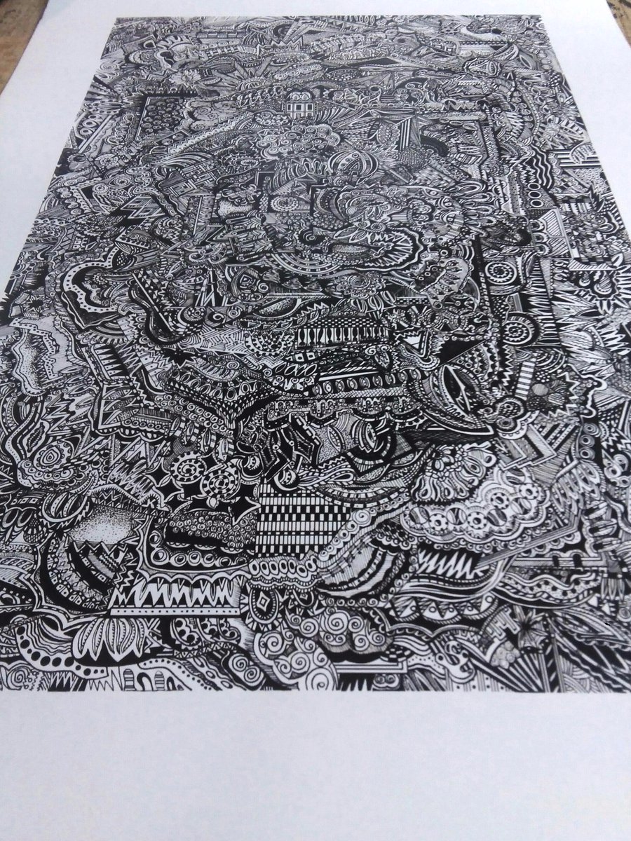 efmontgomery's tweet photo. The printing process begins....#doodleart #illustration http://t.co/dn7xfLBCX3