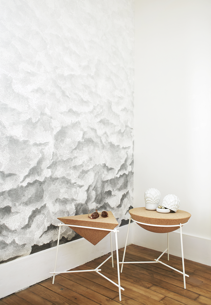 ARCHIXTUTTI's tweet photo. Always good ideas from @Petite_Friture. Cork coffee tables. Love them. #MO15 #interiordesign #maisonandobject http://t.co/0A6mX93G3w