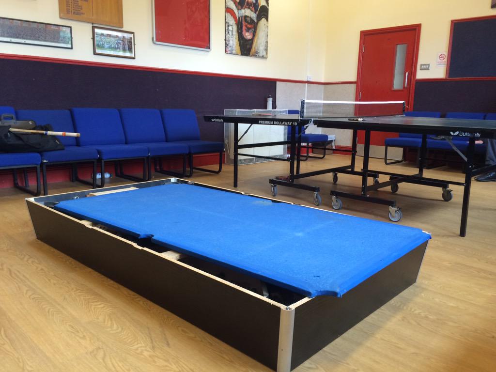 StPetersBedford's tweet photo. New pool table inbound! #ShedArmy http://t.co/rLQezOkR0F