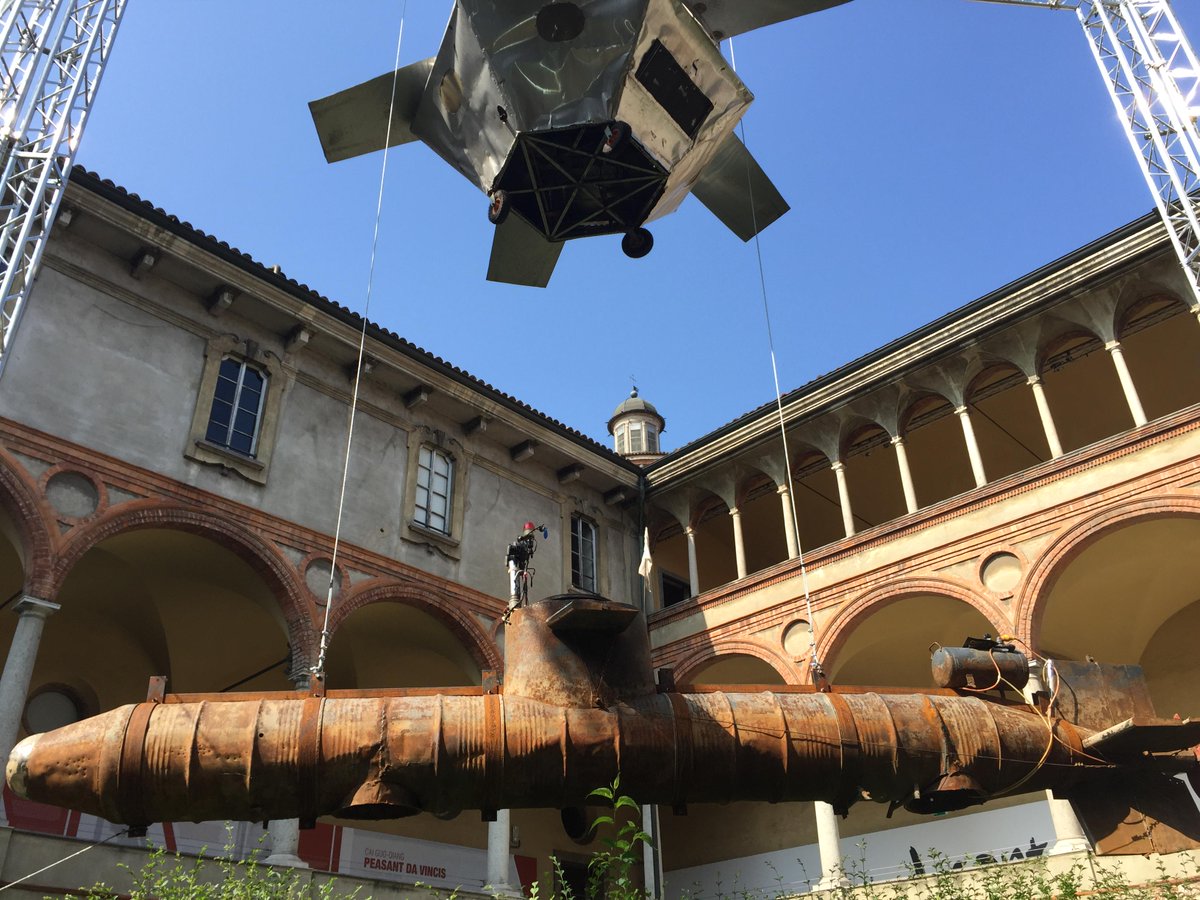 Museoscienza's tweet photo. Alle 18.30 inaugura la grande mostra Peasant da Vincis di Cai Guo-Qiang. Fino al 6 gennaio http://t.co/V1xJLL5LDK http://t.co/AMahr22F9r