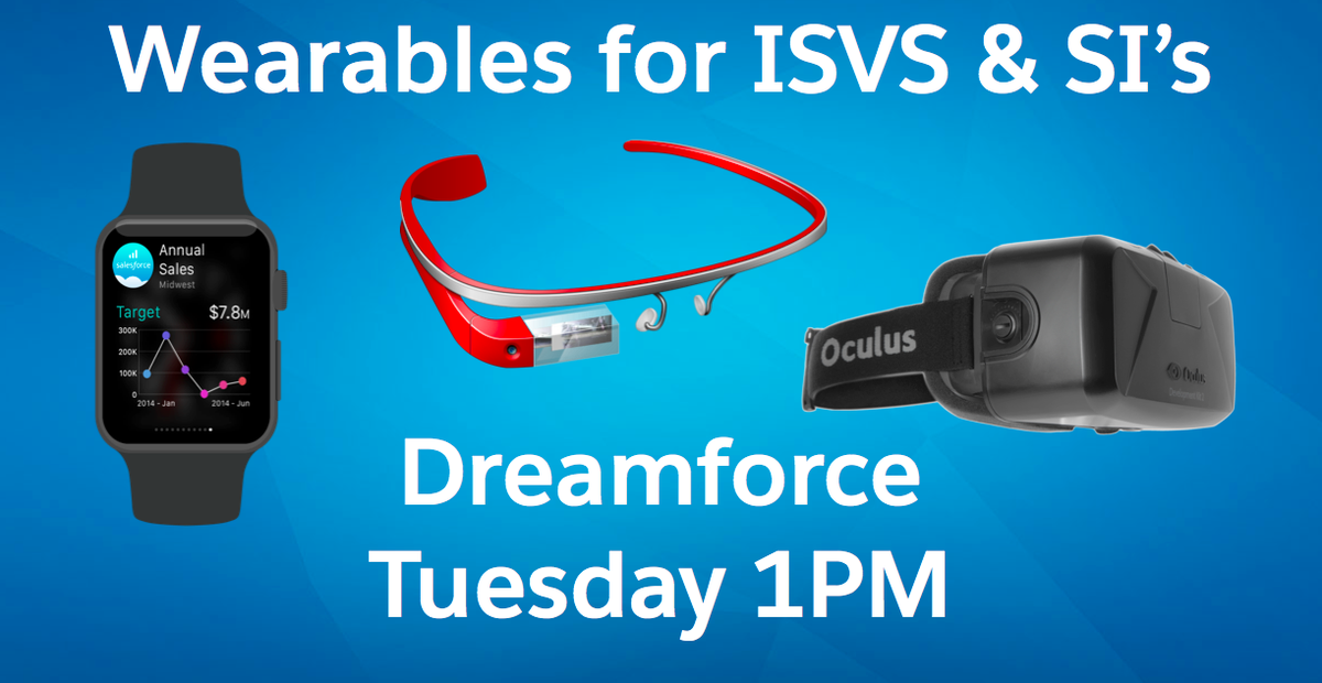 gabrielsfdc's tweet photo. Demo an Oculus &amp; Google Glass this Dreamforce!  http://t.co/NlZQXJUiXk #Dreamforce #DF15 #wearables http://t.co/moF7d59Oc5