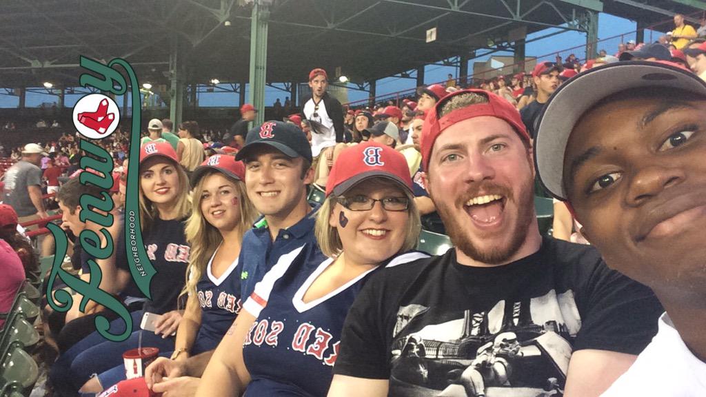 CTProject_JP's tweet photo. So much fun with the #ctpinterns at the baseball game last night! ⚾️🇺🇸 #redsox @CTP_Swansea @SU_GoFurther http://t.co/nwaB9hhzns