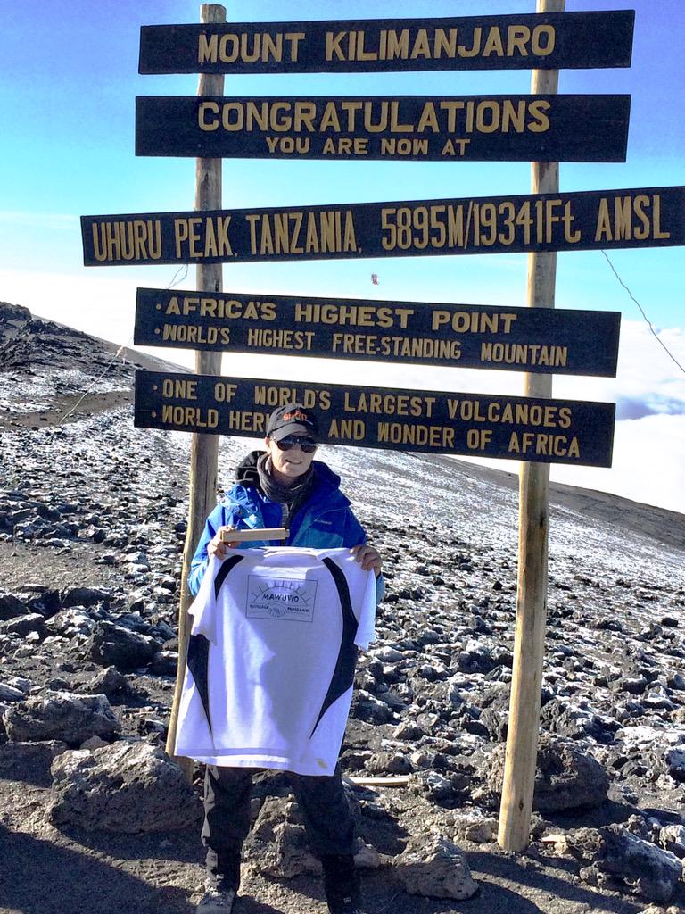 jenellmv's tweet photo. "It is not the mountain we conquer, but ourselves." #kilimanjaro @snapkitchen #Tanzania http://t.co/rbIw60aUPw