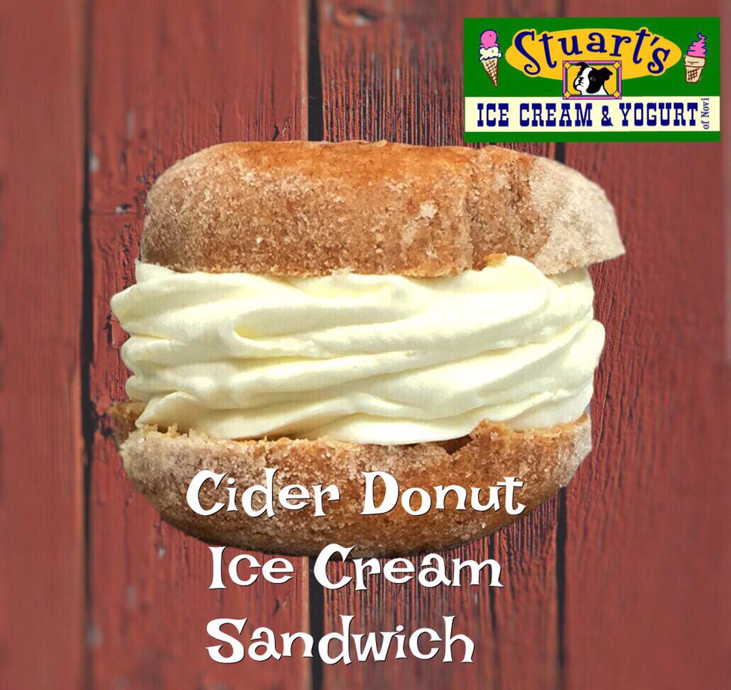 StuartsofNovi's tweet image. Now available at Stuart's 
#icecream #novi #ciderdonuts #fall