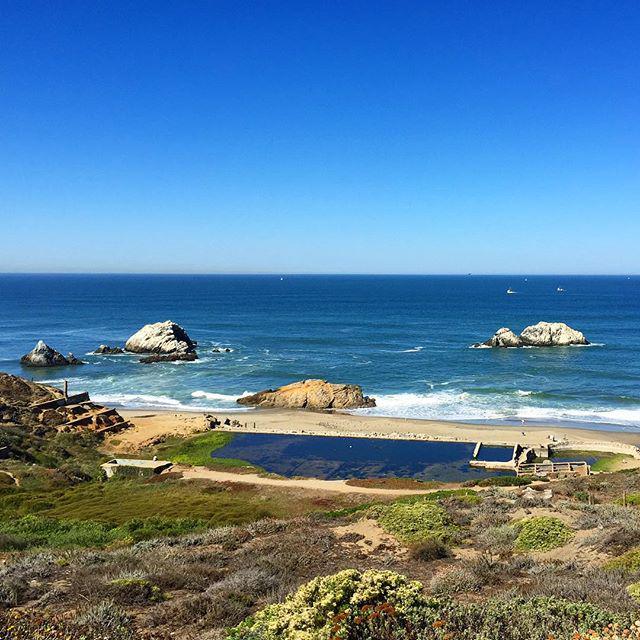 by tiffkwak15: Beautiful day at <a href="/sutrobaths/">Sutro Baths</a> #AdventuresInSF #sutrobaths #nationalparks #ocean #beach