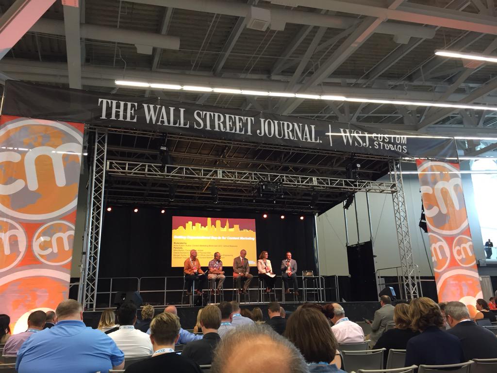 psgustafson's tweet photo. Great panel led by @ArnieK #CMWorld2015 http://t.co/4FEyPxicYB