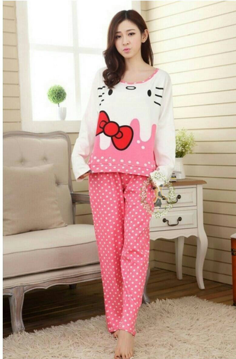 Shopycia on Twitter Piyama Sleepwear Hello Kitty Baju 