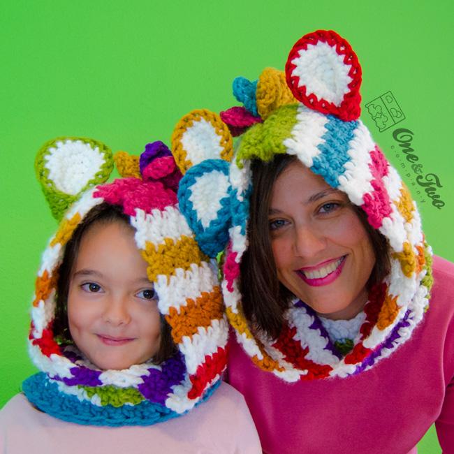 OneandTwoCo's tweet image. I love to see my daughter with her new Hood so I could not resist and I have made one for me bit.ly/1UEgkzT