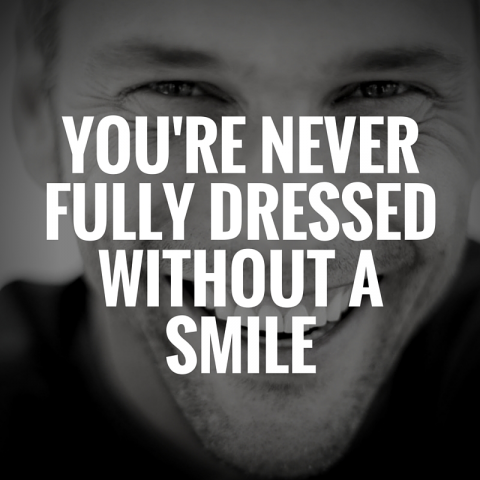 Don't forget to put yours on.