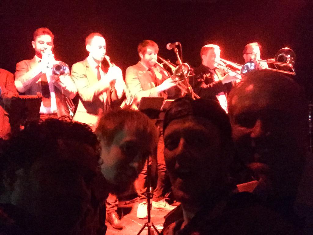 Sound of the trumpets in shoreditch.  <a href="/Mr_okushama/">oku</a> @polyseam