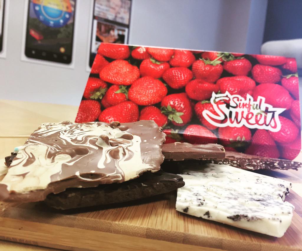 ceoterraapp's tweet photo. Great meeting and great treats from our friends @SinfulSweetsPGH #BoLaunch http://t.co/wNn9MYn60I