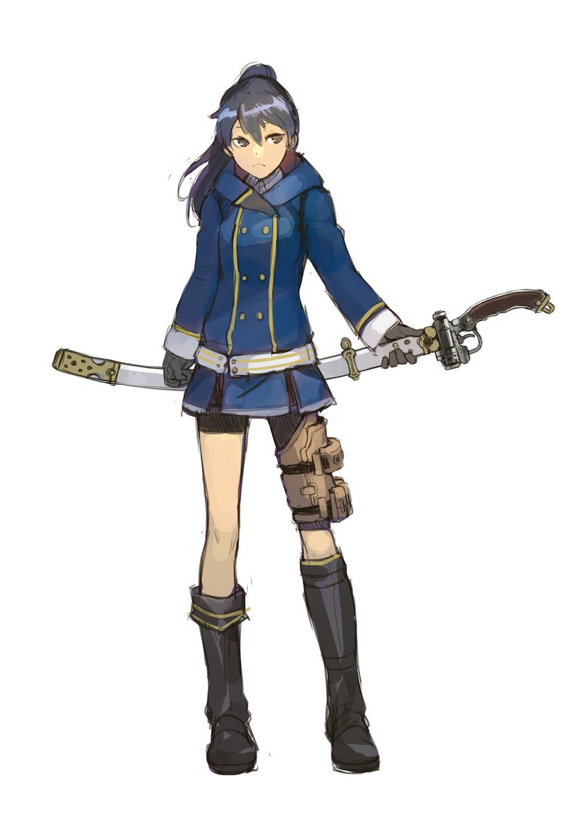 ট ইট র 中村エイト この間の制服刀女子の服イメージ 引き金を引くと魔法の刀身を作れる的な Http T Co Ydznx4h4iu