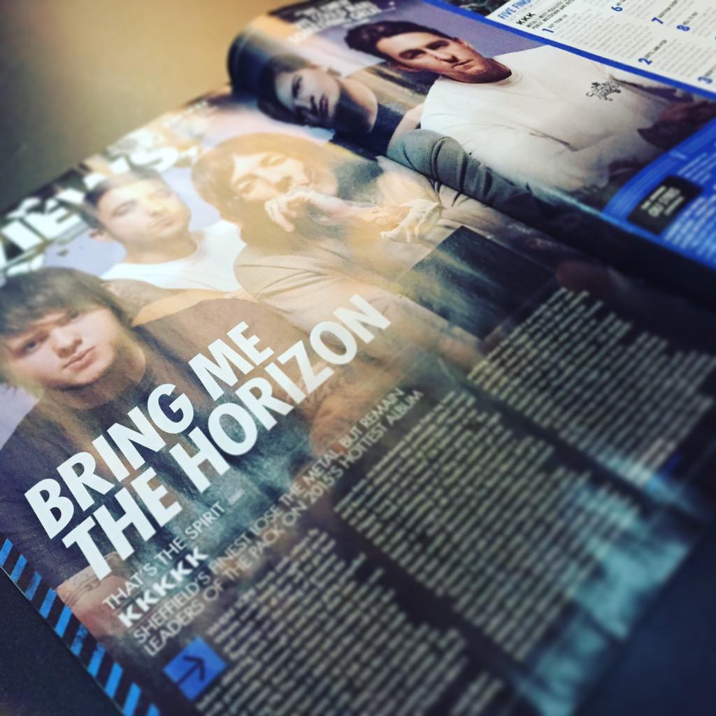 bmthofficial's tweet image. Read what @kerrangmagazine had to say about the new album, new mag out today! #ThatsTheSpirit ☔️