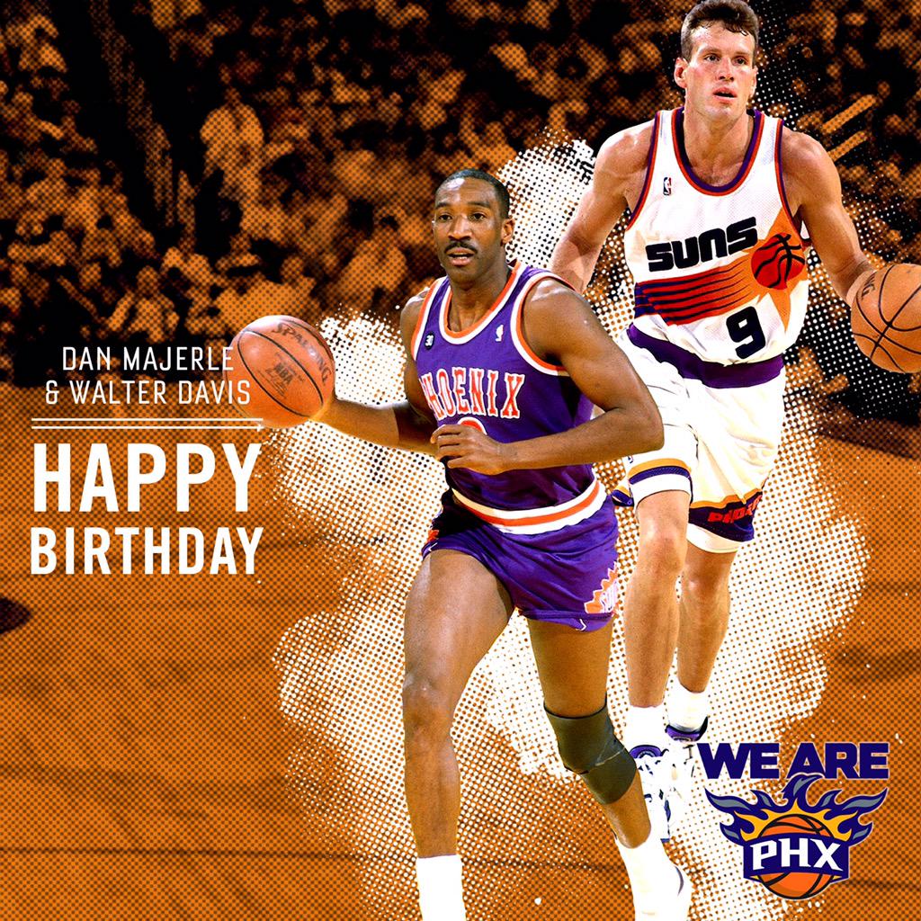 To wish Suns legends and Walter Davis a happy birthday. 