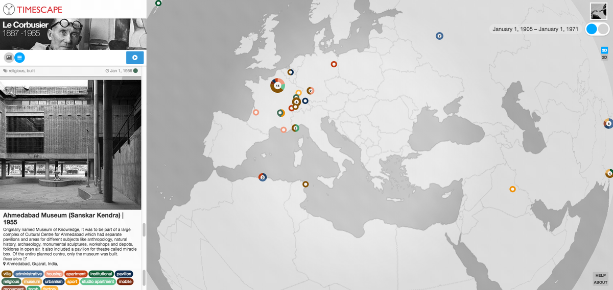 #TIMESCAPE: #LeCorbusier _ Built and unbuilt projects <a href="/somnathray/">Som Ray ⚡️🚲</a>
#maps #architecture
loves.domusweb.it/timescape-le-c…