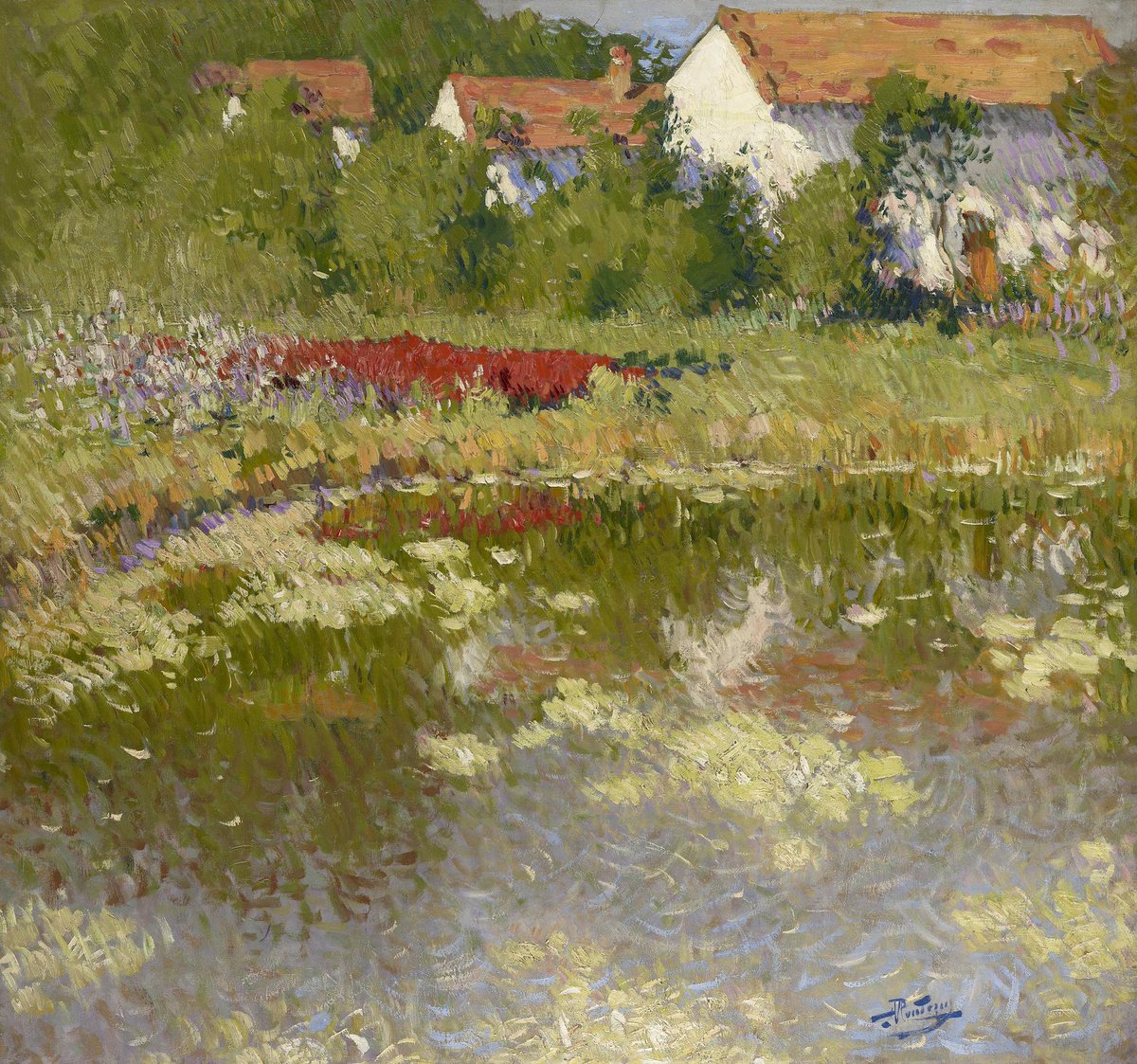 ArtFrancais1's tweet photo. @DukesAuctions Love your #Poppies - bit different to ours, though! #Montezin #Impressionism http://t.co/am0jwYU1MO