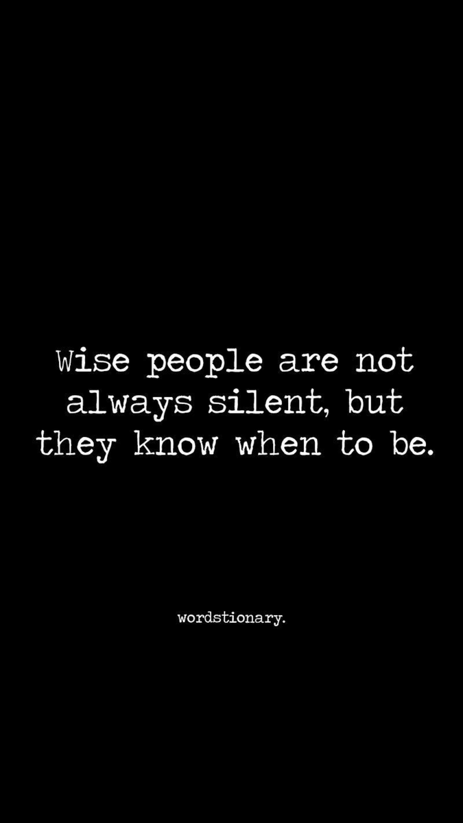 Meta4coaching's tweet image. Wise silence.