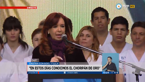 TV_Publica's tweet photo. [AHORA] #Visión7 - @CFKArgentina : "Néstor es del pueblo y de la historia" > http://t.co/GYiXqQWnBq http://t.co/6qkKjAYjjr