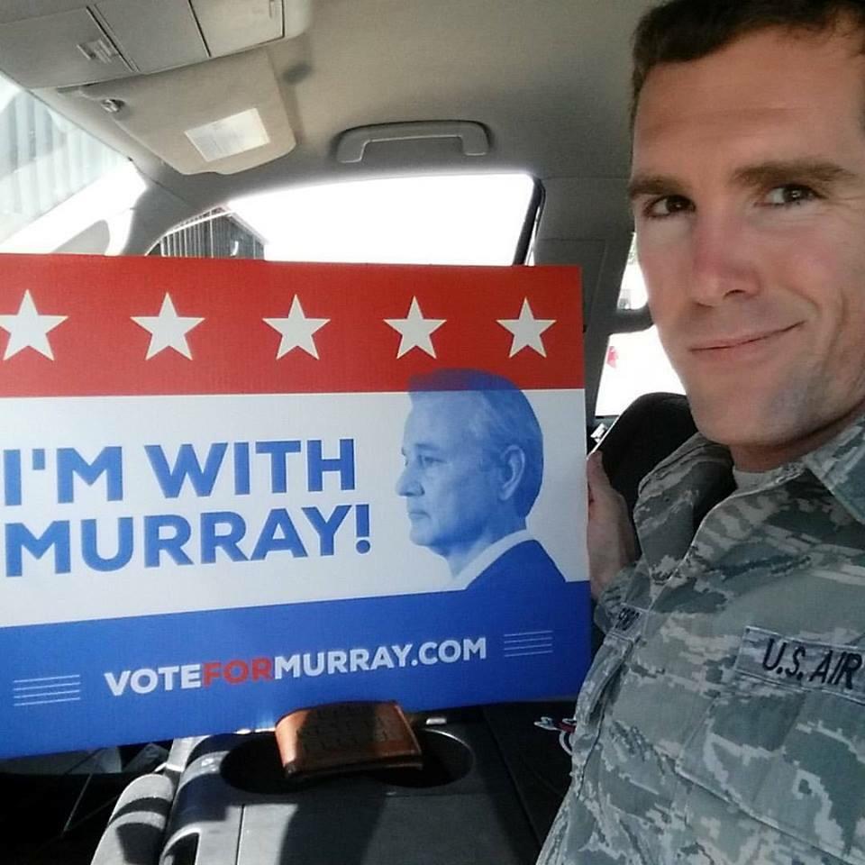 OKChive's tweet photo. Probably the most patriotic pics ever. 

A-Murray-Cans. 

#imwithmurray #vote4murray #okchive http://t.co/o8mzzTyzmr