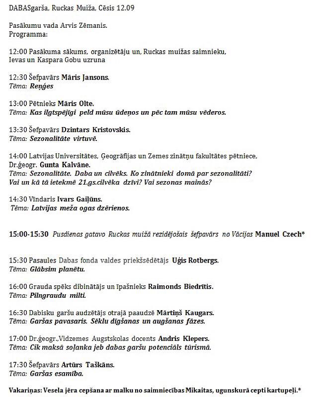 DABASgaršas programma