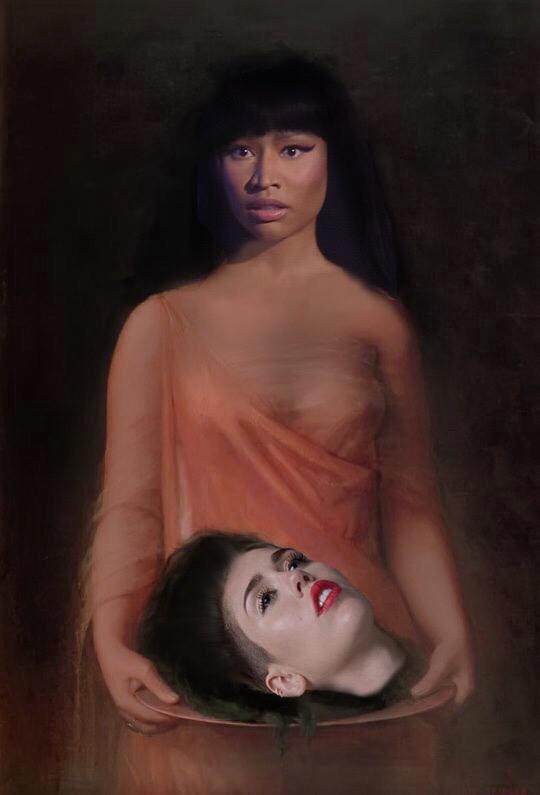 An actchul pic of Nicki Payne aftr cuttin of MileyStarks head v rare pic