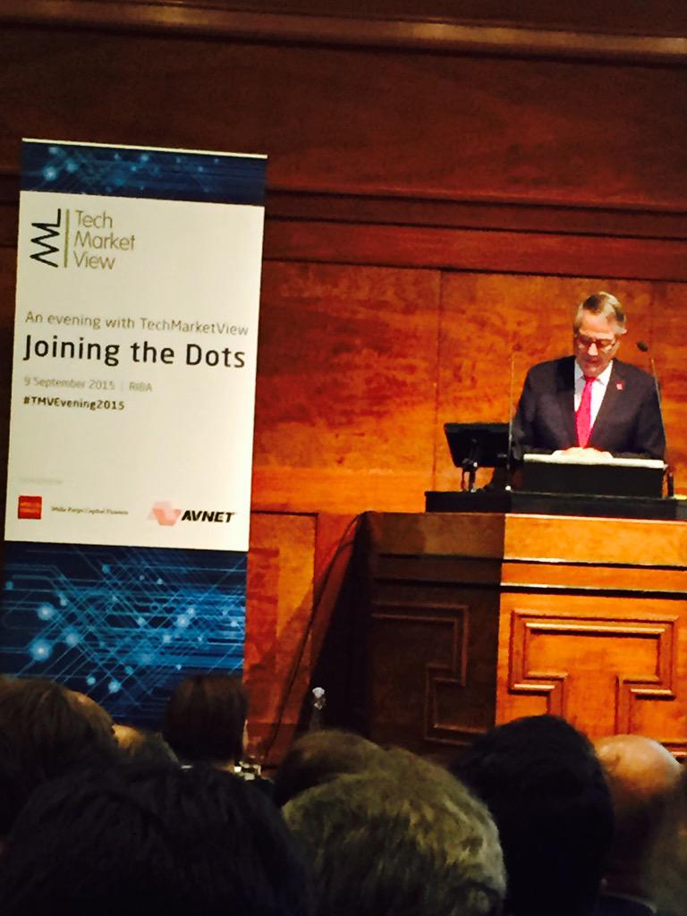 NLynas's tweet image. Richard Holway starting to Join The Dots - looking forward to the end picture! #Kdigserv #TMVEvening2015