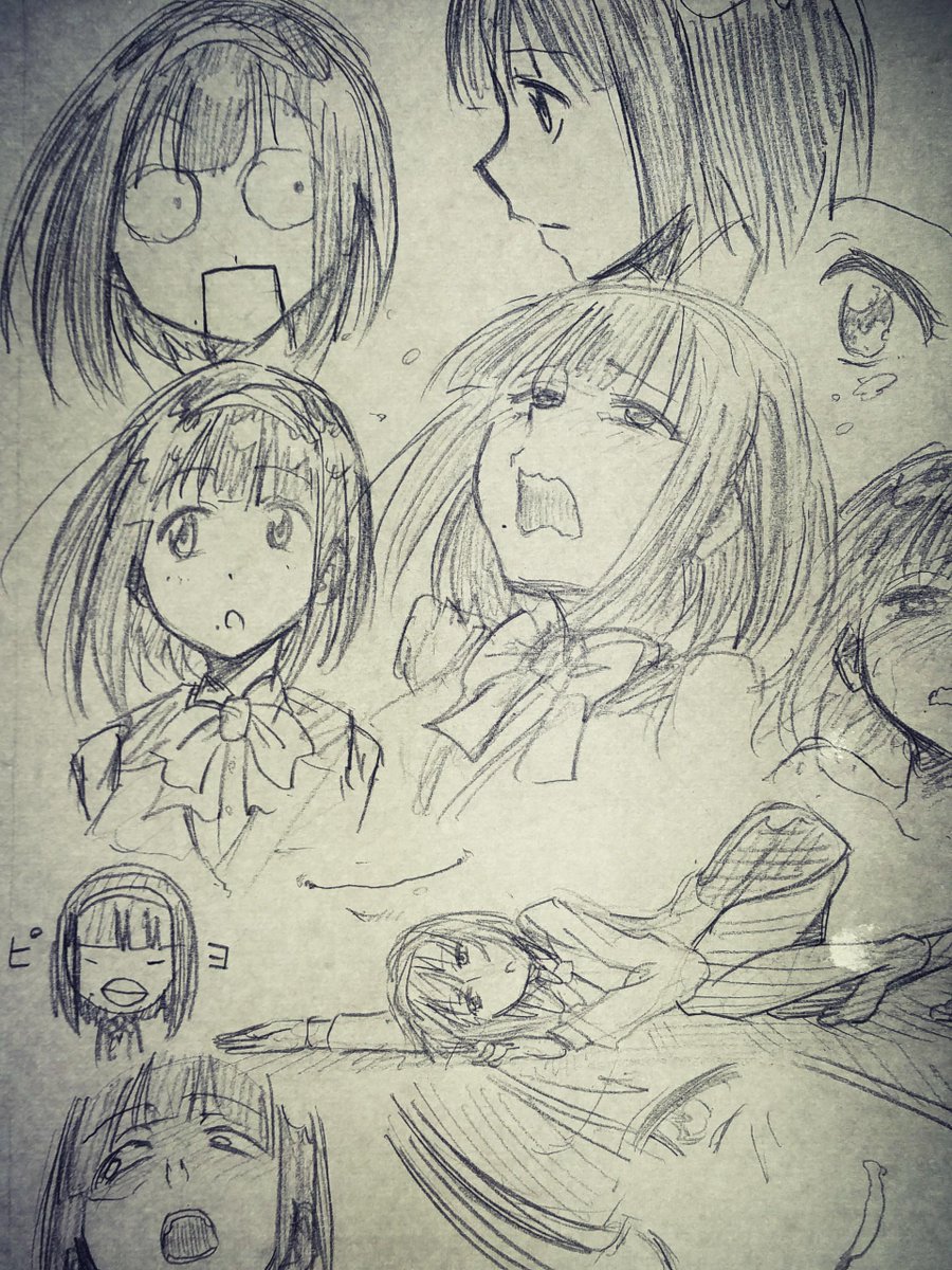 じつは昨日ピヨちゃんの落書きはちょっとしてた 