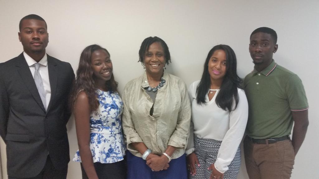 phawheeler's tweet photo. .@MSUStratComm Students in Prof Wheeler's PR Campaigns participate in #MIWW and dress for success. http://t.co/yqawgdhjWT