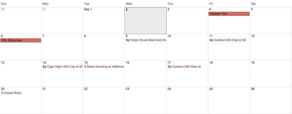 VirginiaTechKA's tweet image. Here's the schedule for the following couple of weeks, transportation can be provided just let us know!