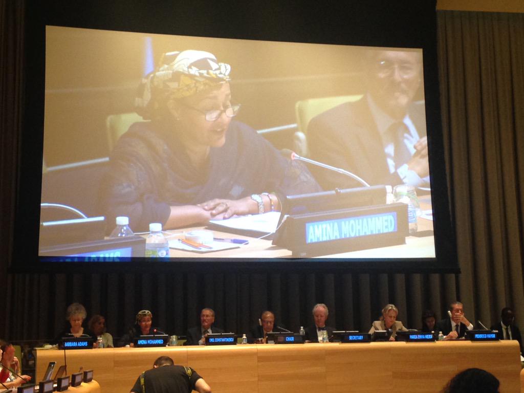 IrishMissionUN's tweet photo. "#Peace needs longterm investment; global indicators & how translate locally matters" @AminaJMohammed #GMCoP #SDGs http://t.co/jW5Ddkm7Vl