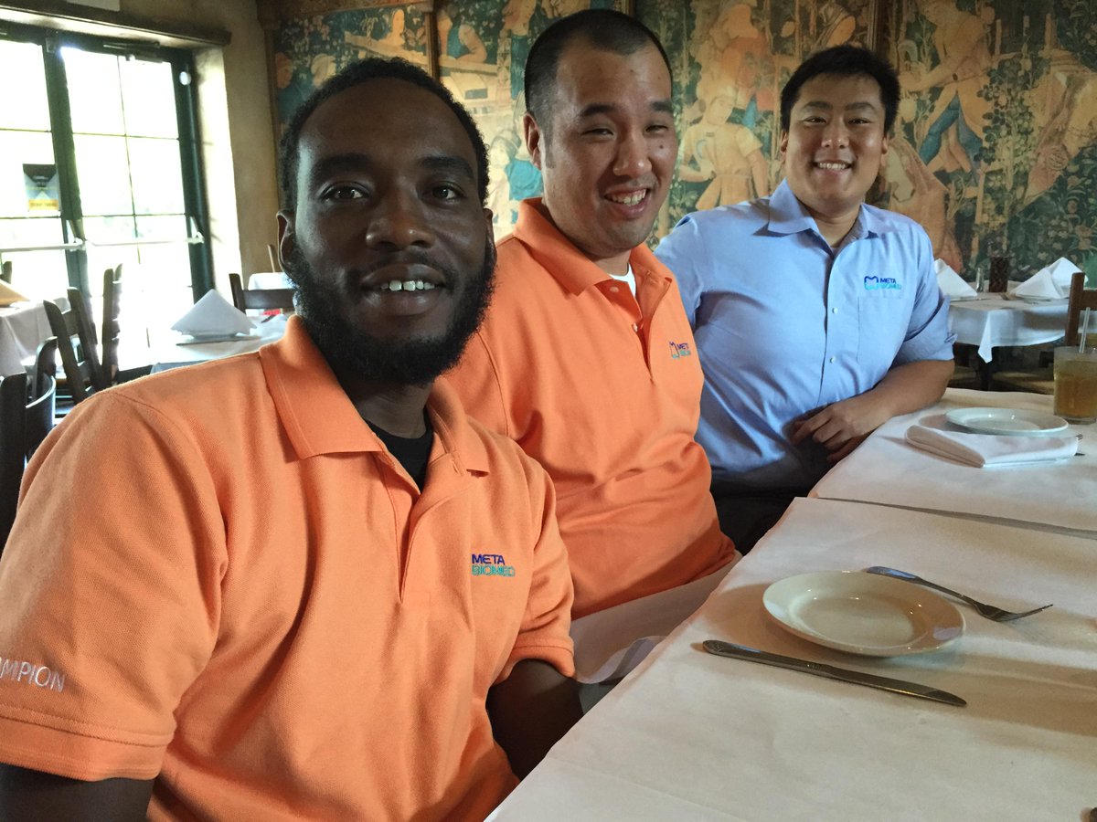 Some members of our sales and logistics team enjoying a nice lunch