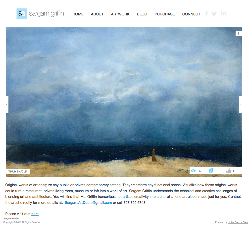 CodEasily's tweet photo. Grateful to @sargamgriffin for using #GmediaGallery to show her paintings in #imagegalleries! #WPplugin #WordPress http://t.co/XdqfcqCDUA