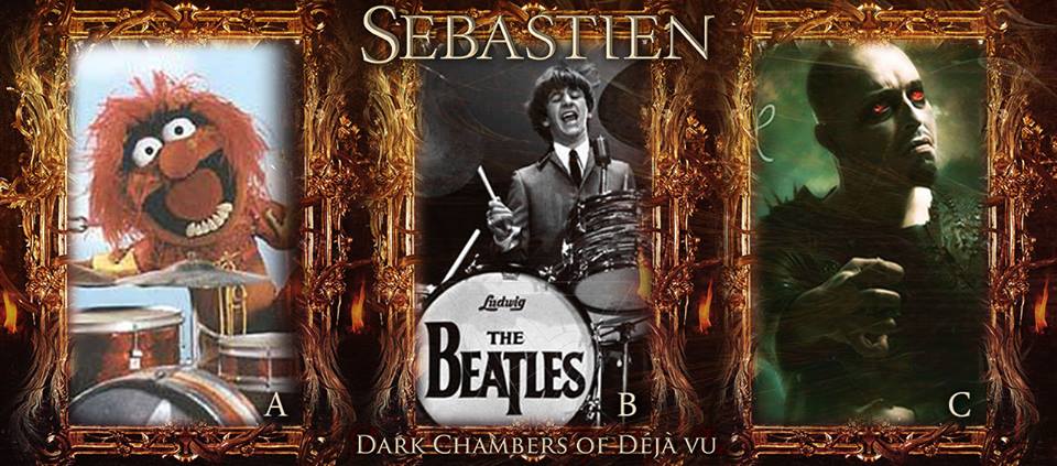 Sebastienband's tweet photo. Guess - which one of these great guys played all drums on "Dark Chambers Of Déjà Vu"??? #drums #drummer #newalbum http://t.co/KJ73lCceRO