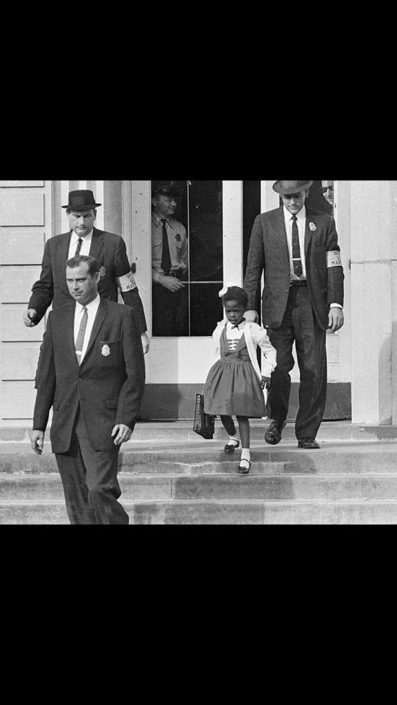 Happy Birthday to Ruby Bridges!This is so chilling.All we wanted was education, & it took all this.An awesome story! 