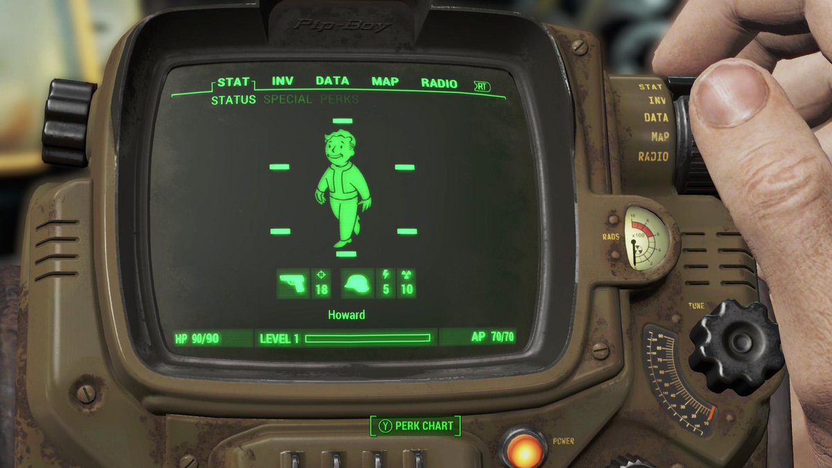 Fallout's tweet photo. Let's talk about how the new Pip-Boy will change the way you apply Stimpaks #VaultTec http://t.co/zD22K6b2hs