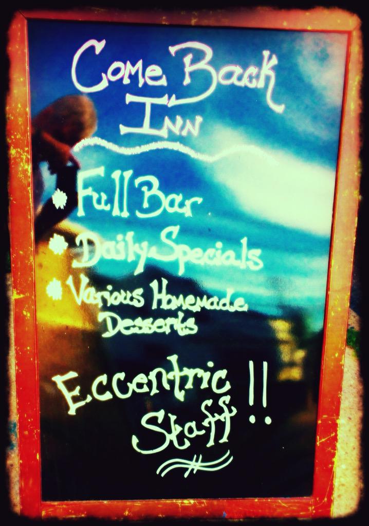 back_inn's tweet image. Come See Us