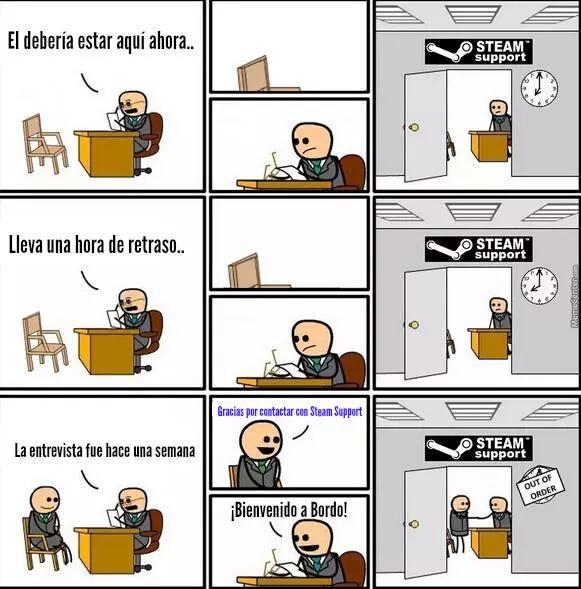 DavBar9's tweet photo. Mira que fácil es conseguir un trabajo en steam. http://t.co/J8w4gvc2Vm