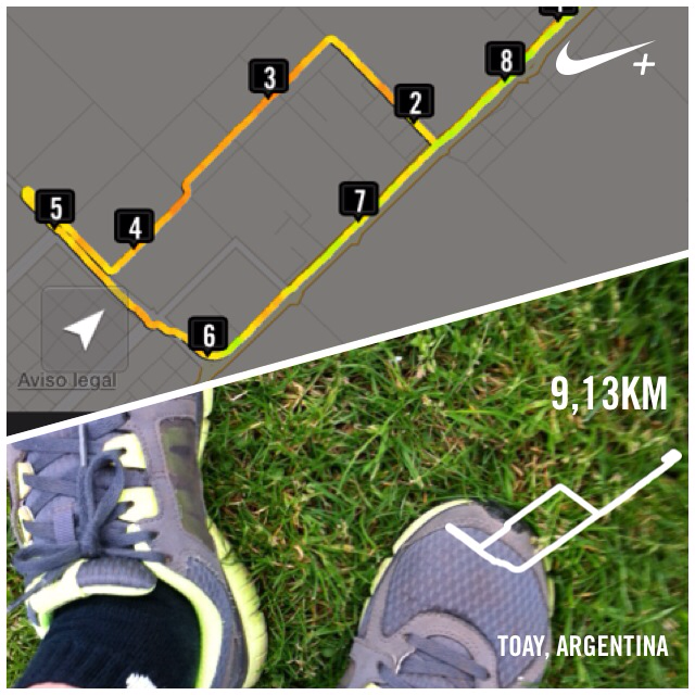 fc_agro's tweet photo. Seguimos sumando km... Acabo de correr 9,13 km a un ritmo de 5'15''/km con Nike+. http://t.co/5OXjQhtQF2 #nikeplus http://t.co/TVRkAxE0If