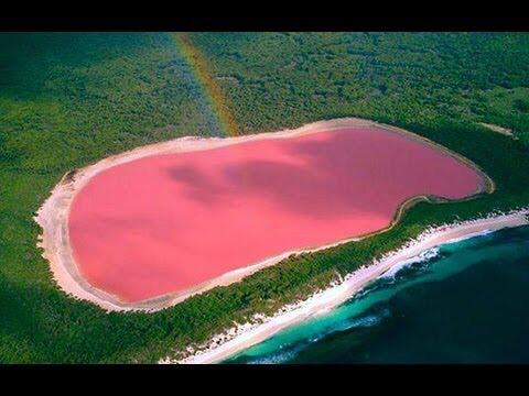 Hidd_fact's tweet photo. توجد بحيره وردية اللون في استراليا تدعى بحيرة هيلير #حقيقة http://t.co/5UWG0y6ri2
