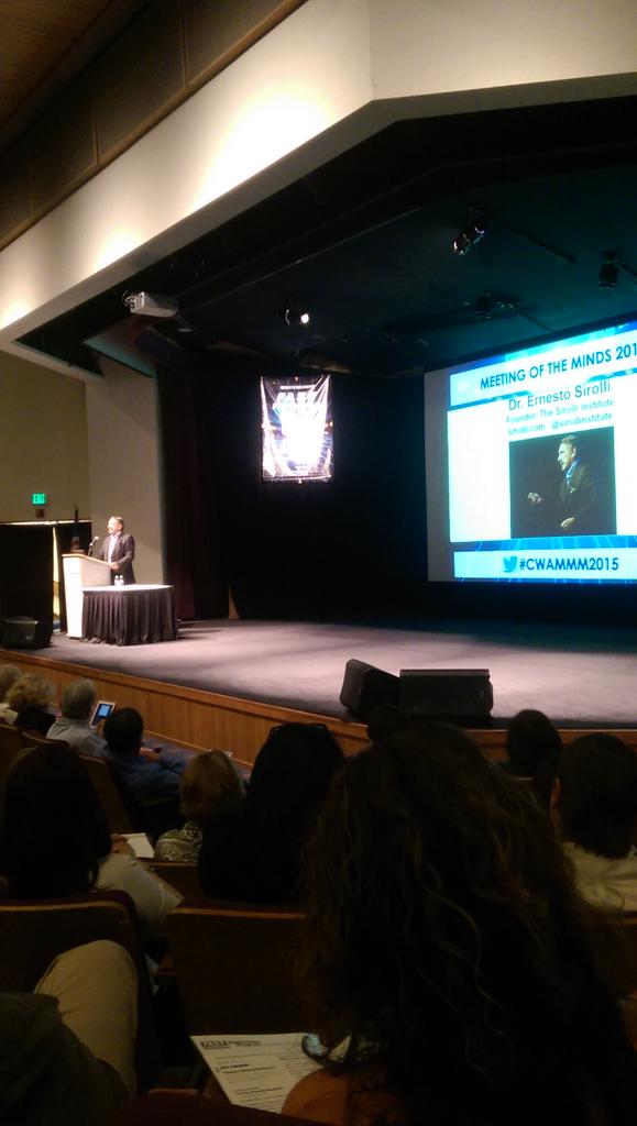mwomack's tweet photo. How refreshing, a speaker who looks like his bio photo. And a great presenter too! @sirollinstitute  #CWAMMM2015 http://t.co/dYq68yiHx8