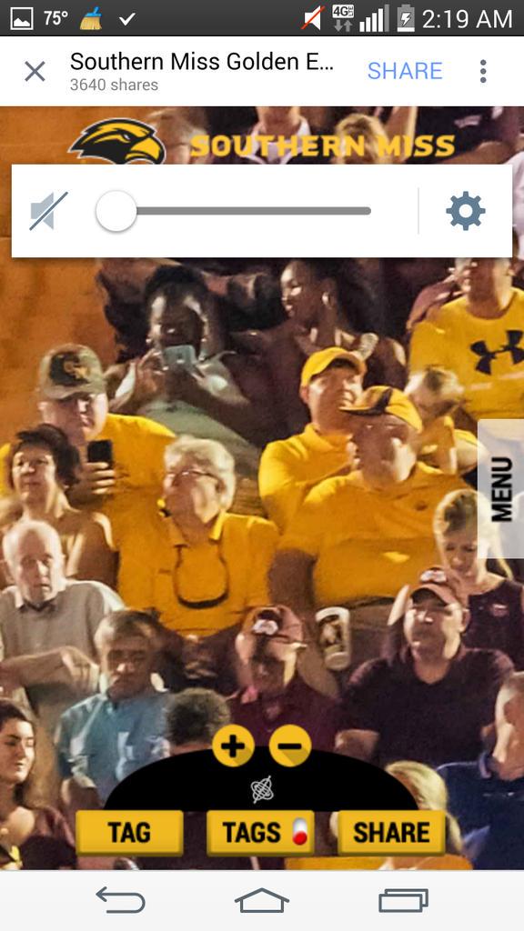 VincentHatten's tweet photo. @USMGoldenEagles @SouthernMissFB got mine http://t.co/V7kTv431d8