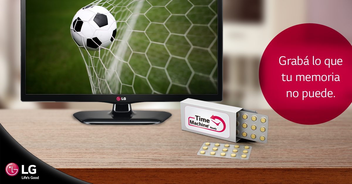 LG_Argentina's tweet photo. Grabá tus programas preferidos para verlos las veces que quieras. #TimeMachineReady. http://t.co/VtwLLSd29S